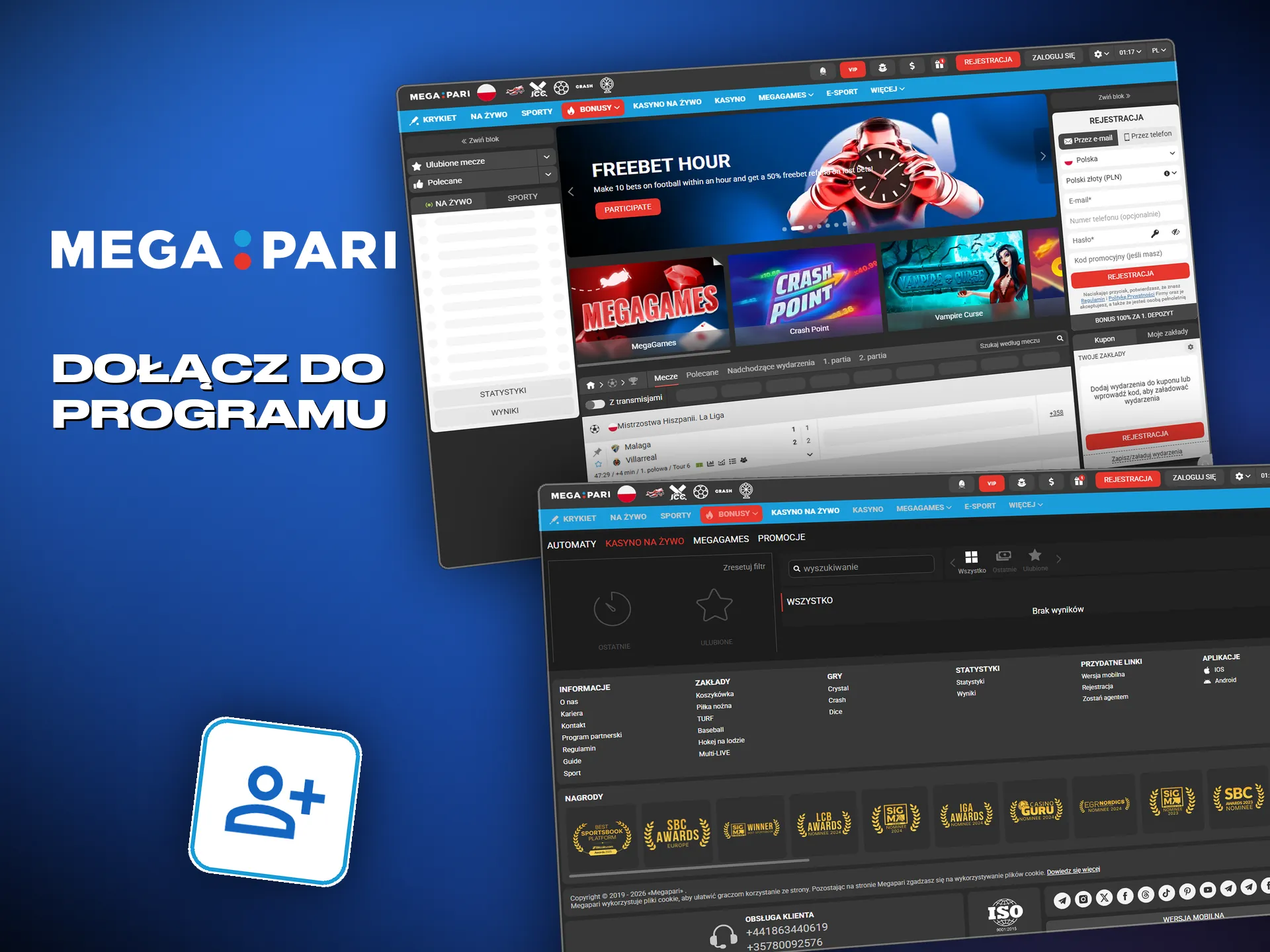 Dołączenie do Megapari Partners wymaga formularza i weryfikacji