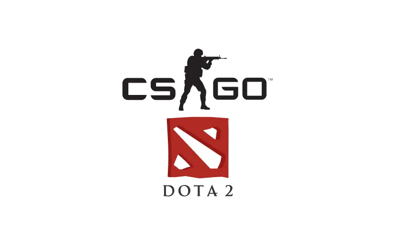 Logo CS2 i Dota 2