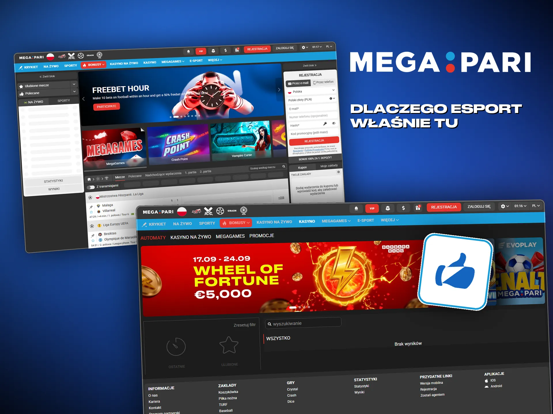 Gracze oceniają Megapari po bonusach i aplikacji