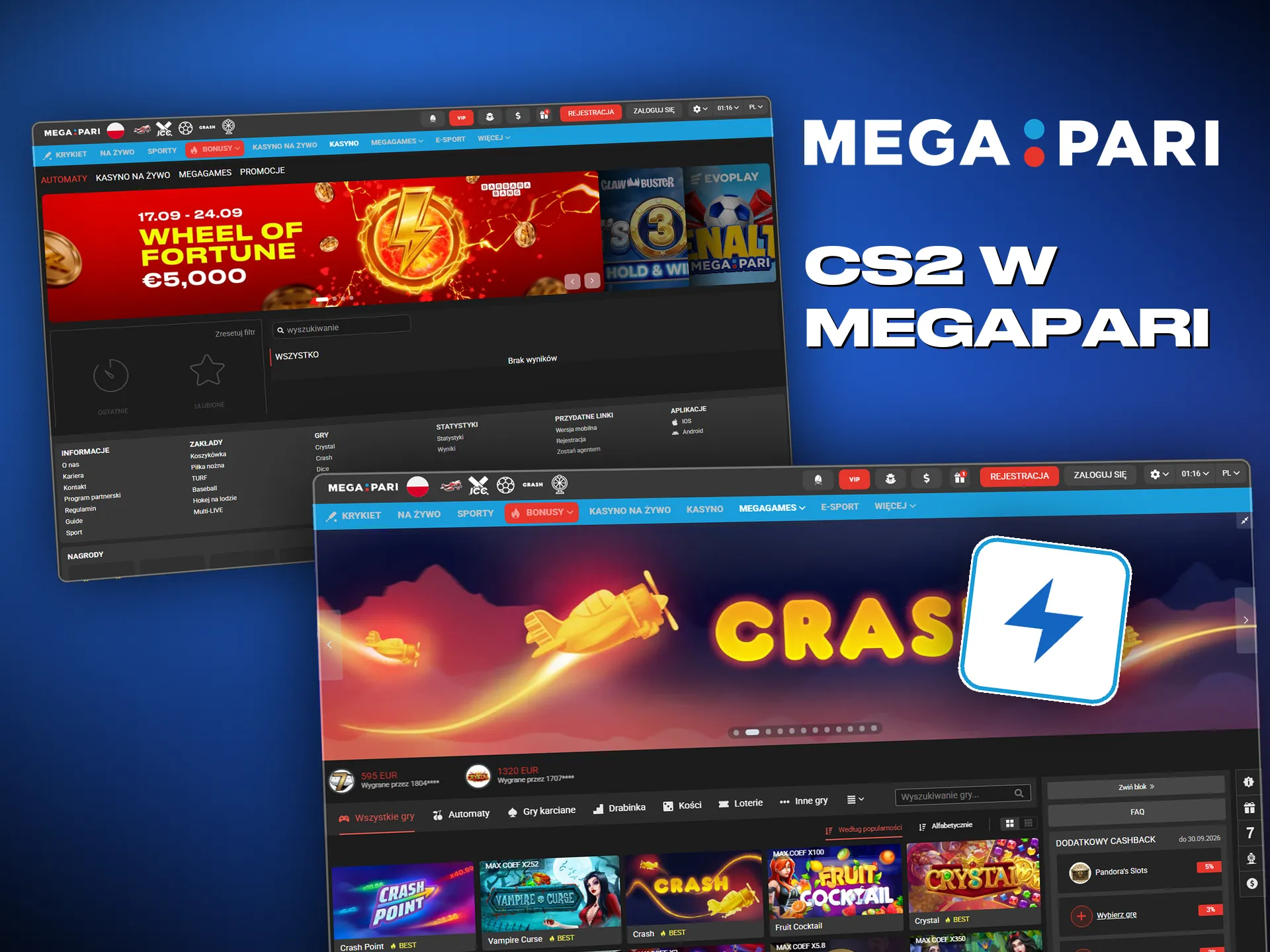 Megapari otwiera rynki na duże turnieje CS2