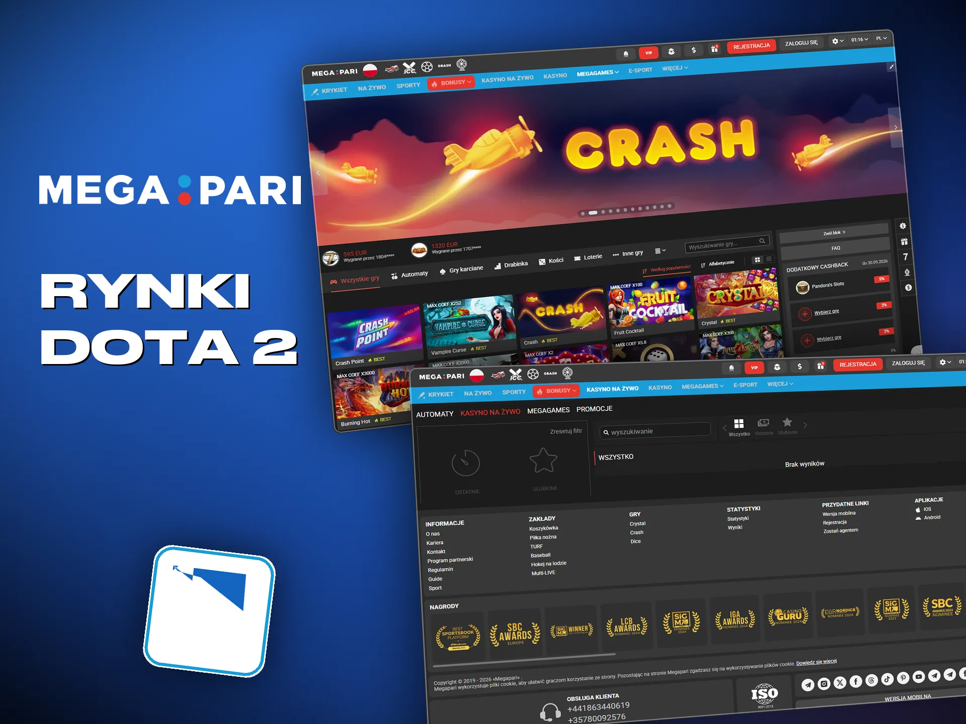 Megapari obejmuje w Dota 2 pierwszą krew i czas trwania meczu