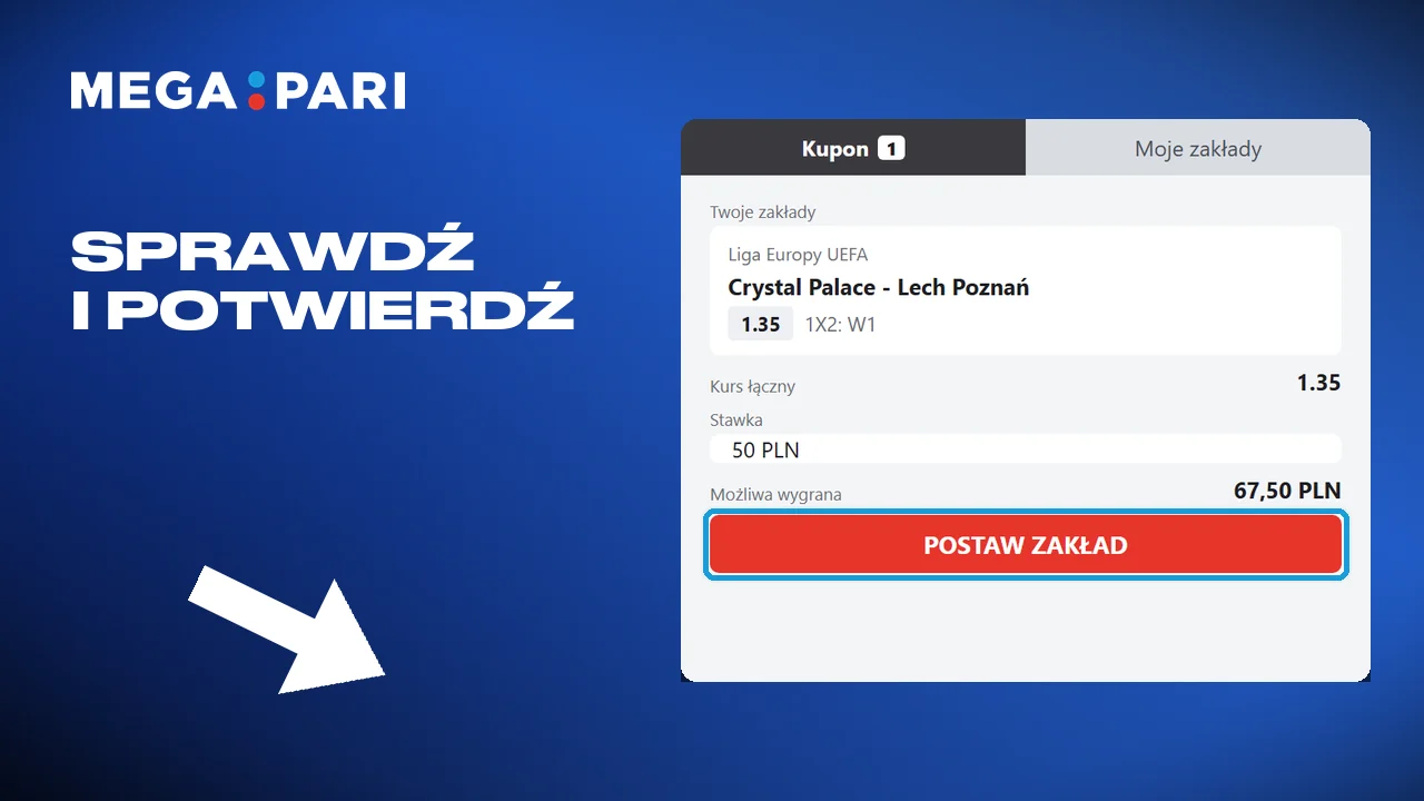 Sprawdzenie kuponu i potwierdzenie zakładu