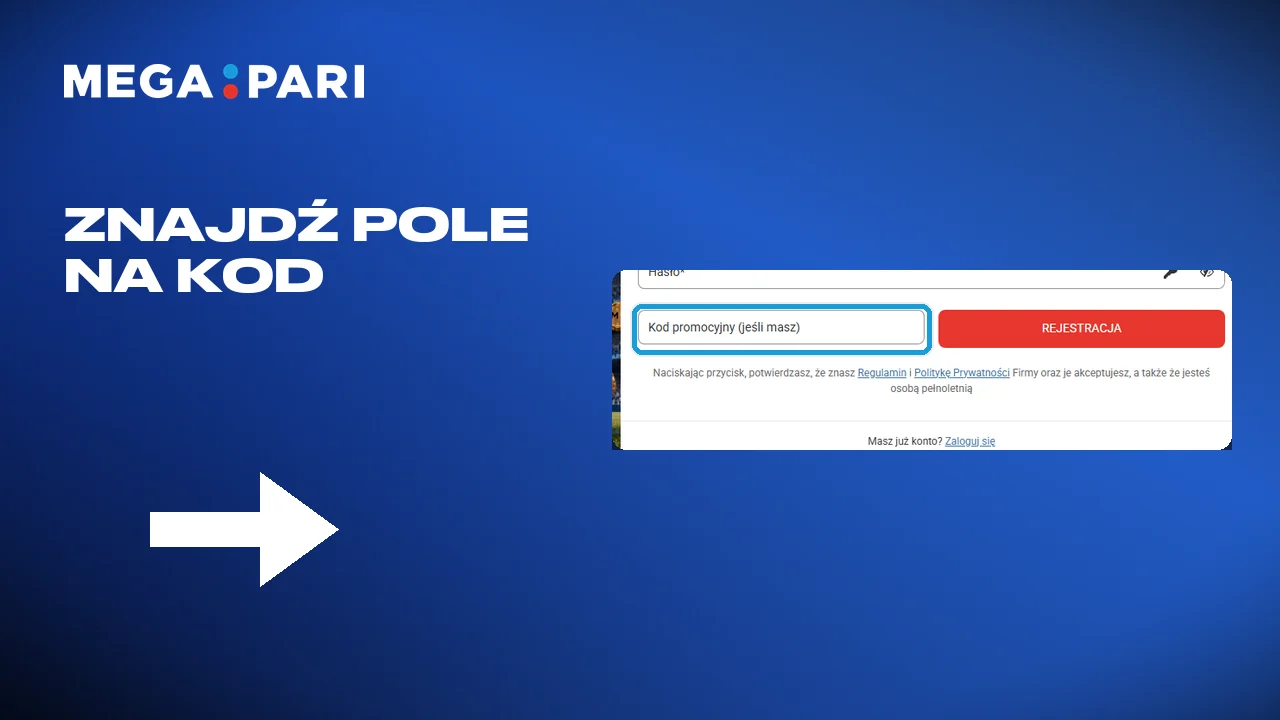 Przycisk na dole otwiera pole na kod