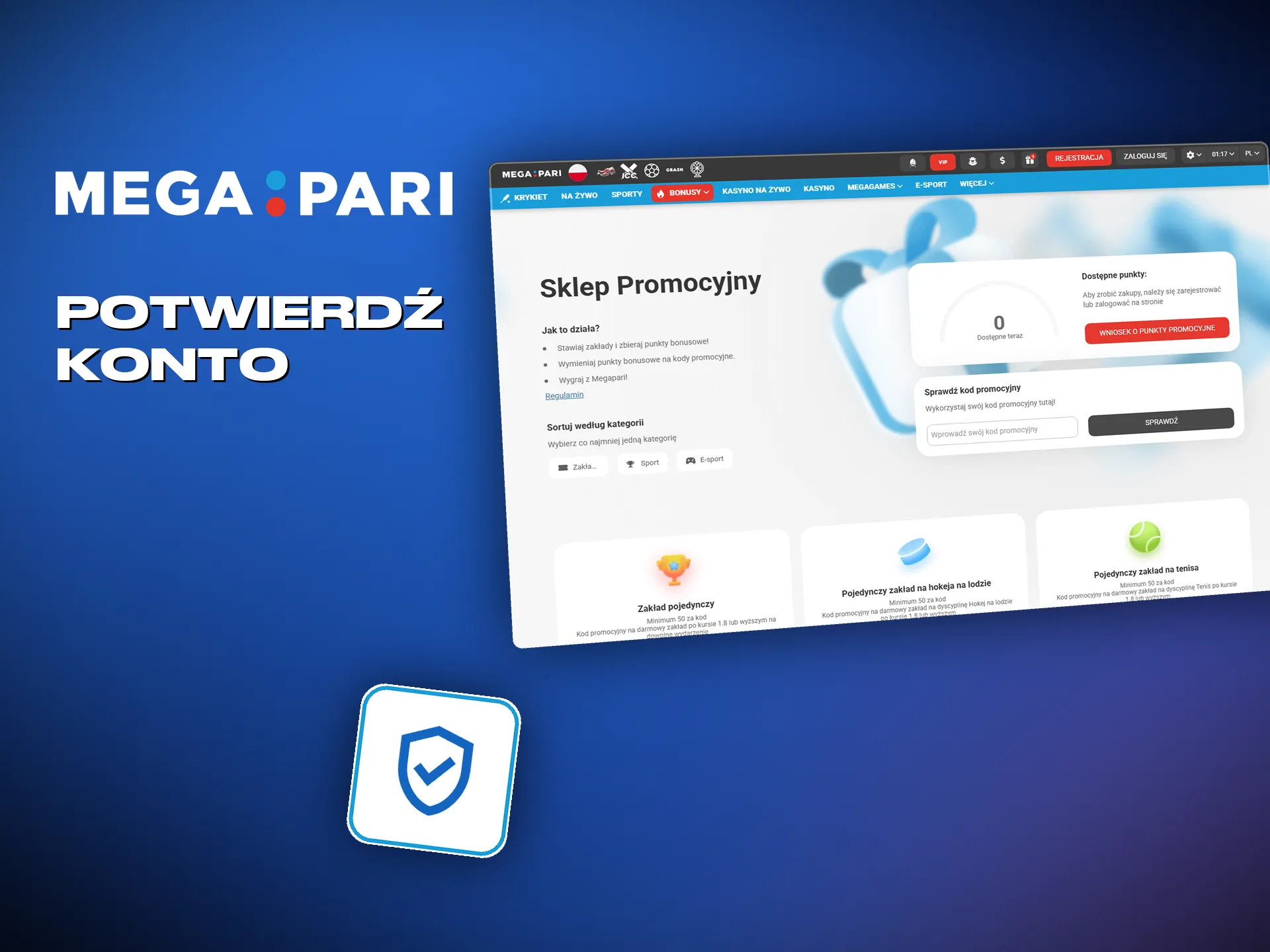 Weryfikacja konta to krok, który otwiera wypłaty